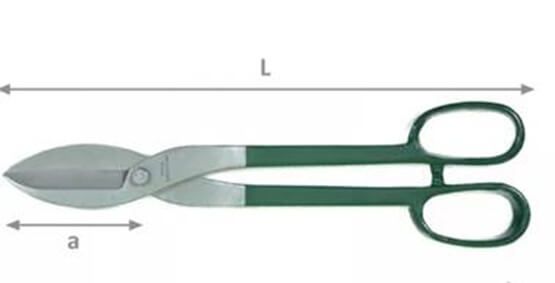 Правые вентиляционные листовые ножницы 007 фото