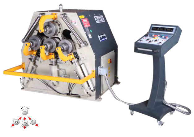 Профилегибочный гидравлический 4-х роликовый станок 4R HPK 70 фото