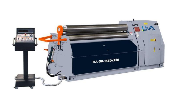 Вальцовочный станок гидравлический 3-х валковый LIVA HA-3R-1550x130